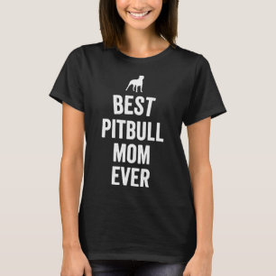 T-shirt Pit Bulll Meilleure Maman Jamais Chiens Légers