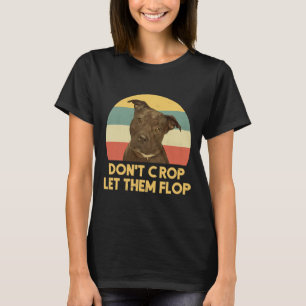 T-shirt Pitbull Advocate ne crop pas laissez-les