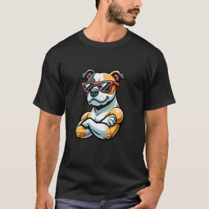 T-shirt Pitbull américain Staffordshire Terrier cool
