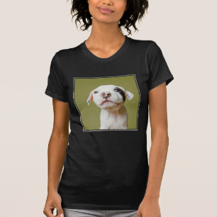 T-shirt Pitbull avec l'oeil repéré par noir