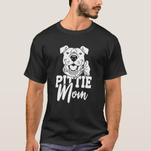 T-shirt Pitbull Ban Mère Chien race Pittie Maman
