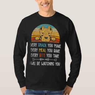 T-shirt Pitbull Chaque Snack Que Vous Faites Chaque Repas 