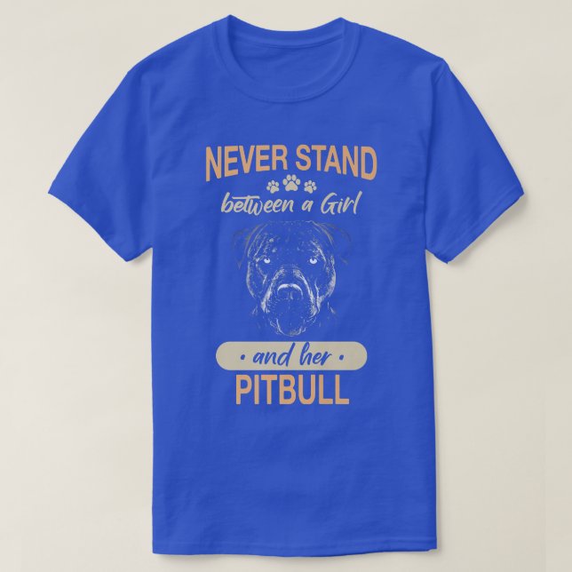 T-shirt Pitbull Chien American Pit Bull (Design devant)