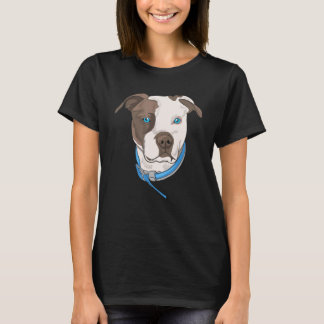 T-shirt Pitbull Chien Maman Papa Graphisme Pour Propriétai