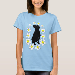 T-shirt Pitbull et chemise des femmes d'amoureux des