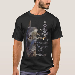 T-shirt Pitbull Je Suis Ce Que J'Ai Surmonté