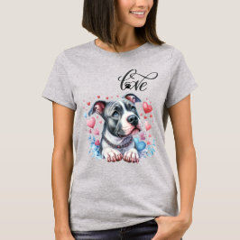 T-shirt Pitbull Love