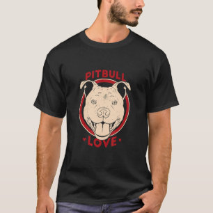 T-shirt Pitbull Love Chien