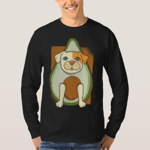 T-shirt Pitbull mignon Dans Avocado Pitbull Amour Avocado