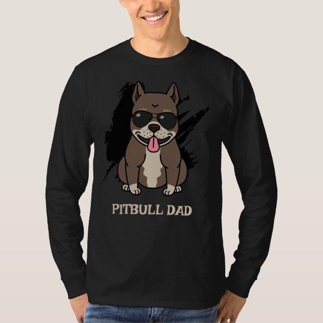 T-shirt Pitbull Papa (Devant)