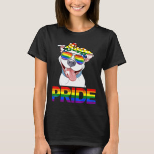 T-shirt Pitbull Pride Lgbt Pride Pitbull Lover Gay Lesbian