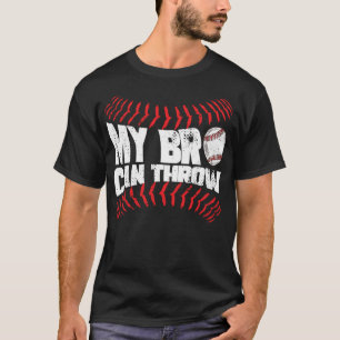 T-shirt Pitcher de baseball Funny Frère Soeur