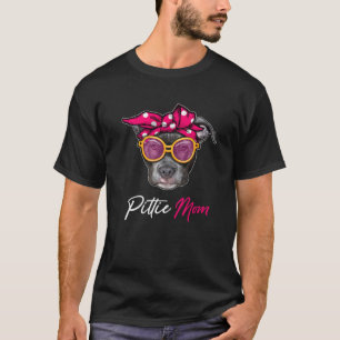 T-shirt Pittie Maman Pitbull Amoureux de les chiens Fête d