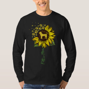 T-shirt Pittie Maman Tournesol Pitbull Amant Cadeaux Chig