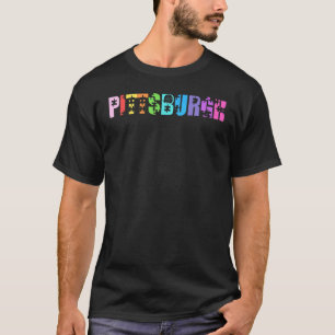 T-shirt Pittsburgh Autisme Pastel Arc-en-ciel Autiste Homm