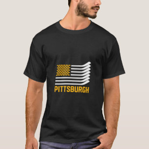 T-shirt Pittsburgh Hockey Est Américain