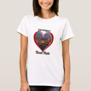 T-shirt Pittsburgh PA Plus forte que la haine
