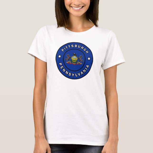 T-shirt Pittsburgh Pennsylvanie (Devant)