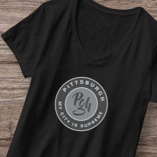 T-shirt Pittsburgh Pgh Activewear Fitness Vintage Yinz