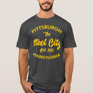 T-shirt Pittsburgh pittsburgh pa la ville de l'acier