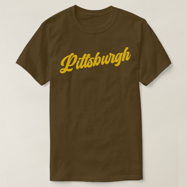 T-shirt Pittsburgh Retro Pittsburgh Penguins (Design devant)