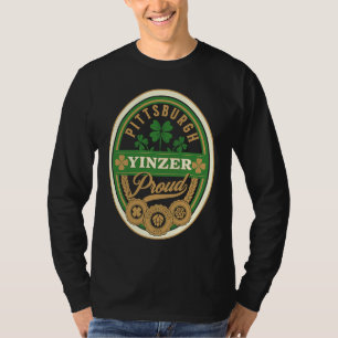 T-shirt Pittsburgh Saint-Patrick Steel City Yinzer Irlanda