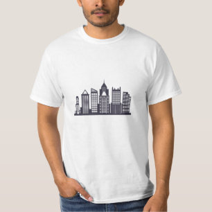 T-shirt Pittsburgh Skyline