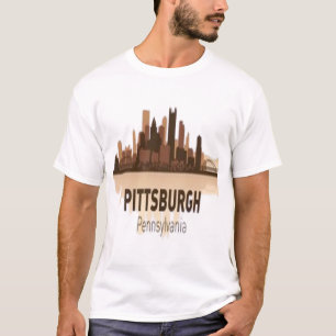 T-shirt Pittsburgh Skyline