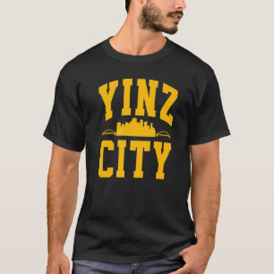 T-shirt Pittsburgh Yinz Yinzer Steel City Skyline 412 Hom