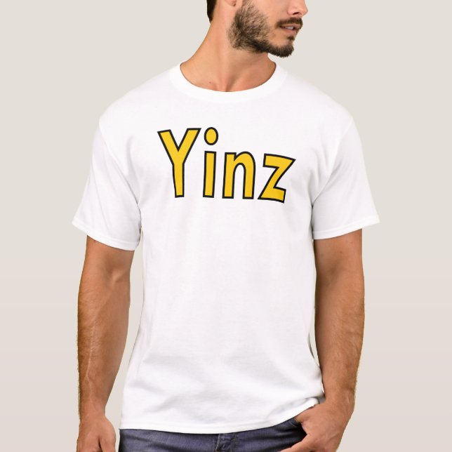 T - Shirt Pittsburghs, Pennsylvania "Yinz" (Vorderseite)