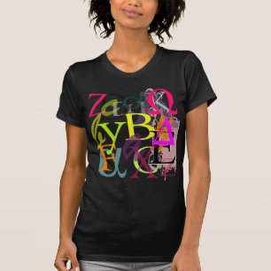 T-shirt PixDezines Alphabets Grecs