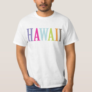 T-shirt PixDezines Colorful Hawaii t's