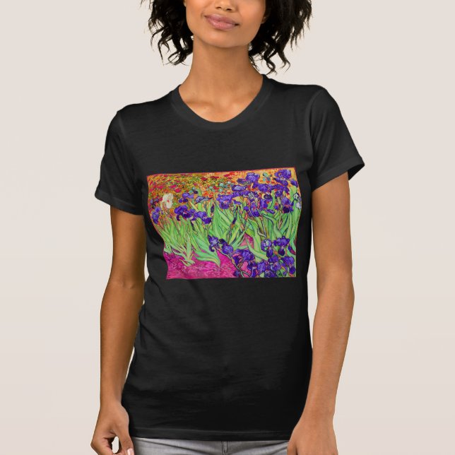 T-shirt PixDezines van gogh iris/st. rémy (Devant)