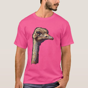 T-shirt Pixel Art Lover - Ostrich Papa Maman