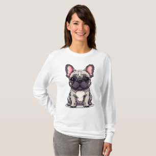 T-shirt Pixel French Bulldog Flair