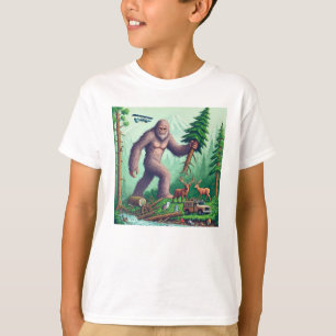 T-shirt Pixel Friends : Forest Protection (big foot) #07