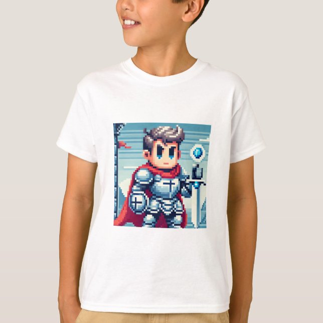T-shirt Pixel Knight (Devant)