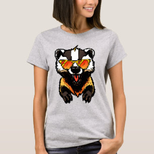 T-shirt Pixel sans peur Honeybadger