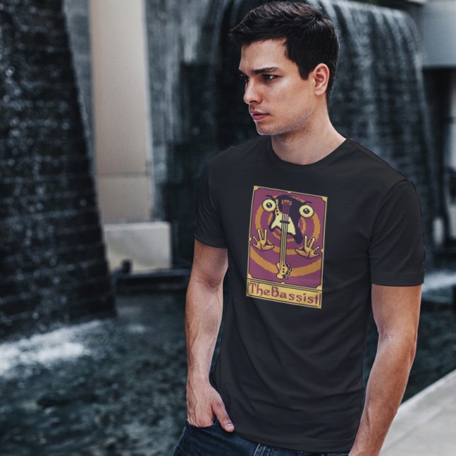 T-shirt Pixel Tarot Card Guitare (Créateur téléchargé)