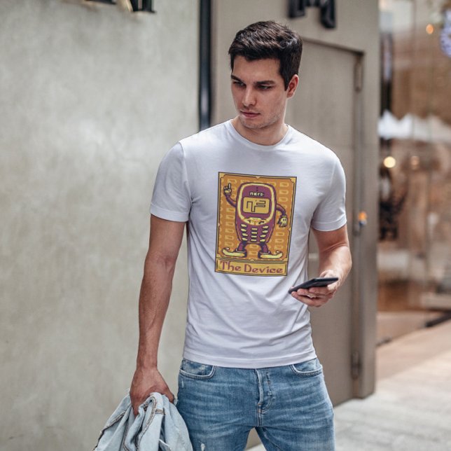 T-shirt Pixel Tarot Card Téléphone cellulaire (Créateur téléchargé)