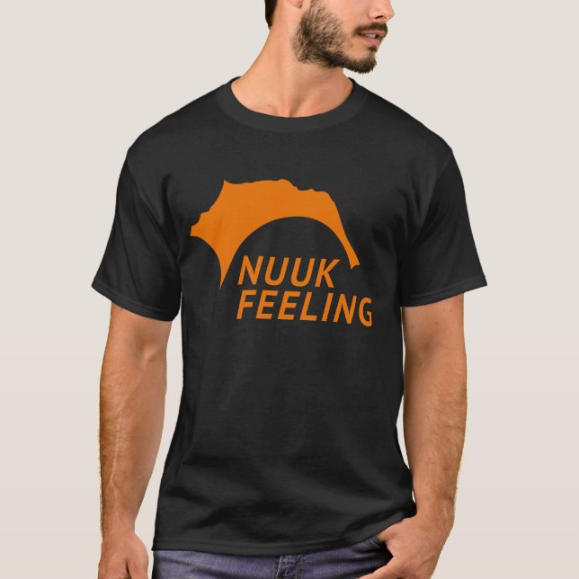 T-shirt Pixels polaires de Louis Koba : Nuuk Feeling (Devant)