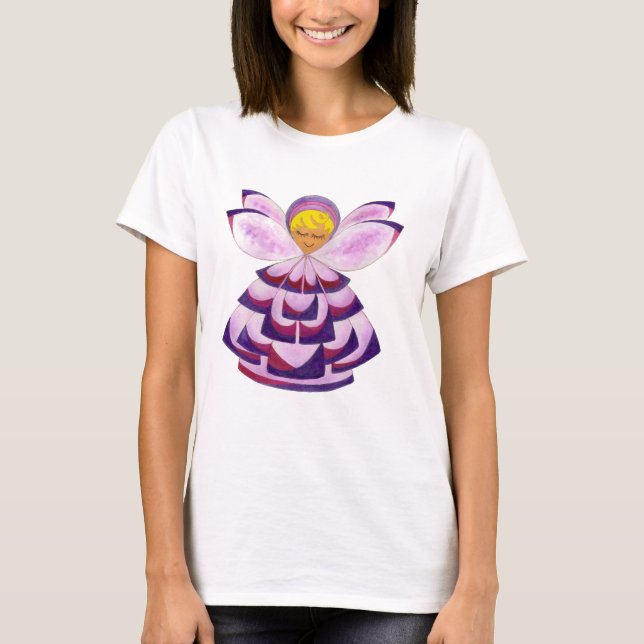 T-shirt Pixie Posy Violet (Devant)