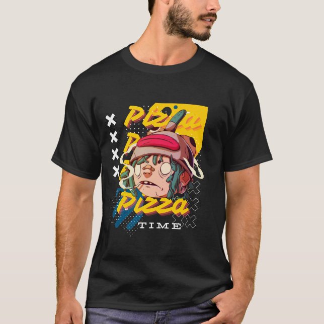 t-shirt pizza (Devant)