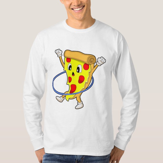 T-shirt Pizza à Fitness avec pneus Fitness.PNG (Devant)
