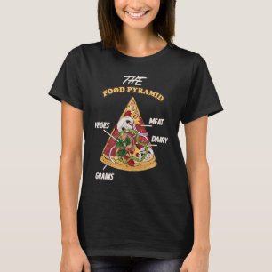 T-shirt Pizza Alimentation Amateurs de nourriture de nourr