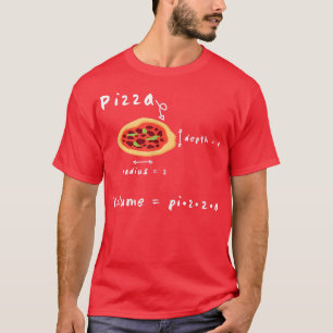 T-shirt Pizza And Math - Mème Enseignant Drôle Math 139629