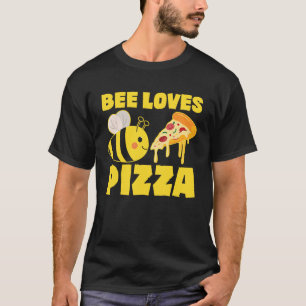 T-shirt Pizza Apiculteur Pizza Nourriture Rapide Abeille