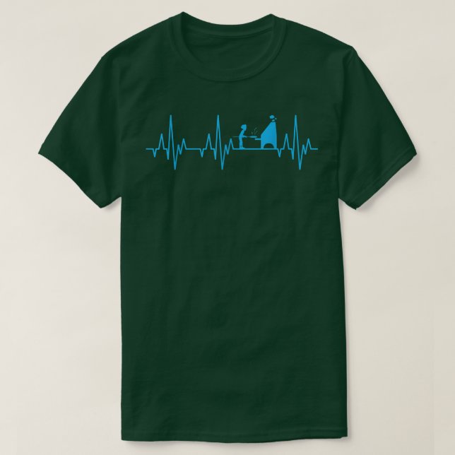 T-shirt Pizza Baker Pizza Baking Pizzeria Baker Travail Co (Design devant)