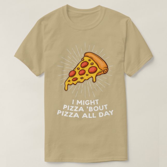 T-shirt Pizza Bout Pizza Pizzas Pizzamaker (Design devant)