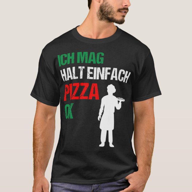 T-shirt Pizza Chef Pizzeria Cook Drôle Citation garçon d'a (Devant)